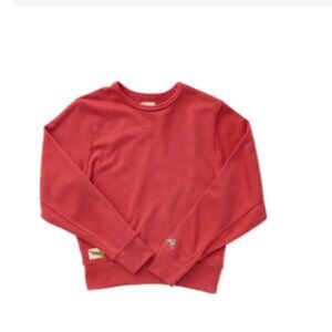 Tracksmith Midweight Crew Sweatshirt - Dark Rose